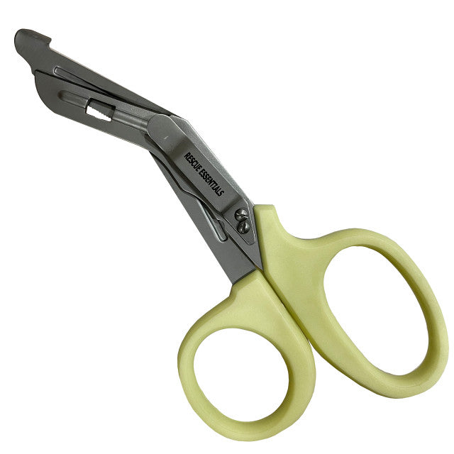  Rescue Essentials-Glow-In-The-Dark Handled Shears, 7.5" With Clip-MedTech-5