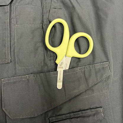  Rescue Essentials-Glow-In-The-Dark Handled Shears, 7.5" With Clip-MedTech-6