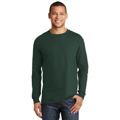 Hanes-Hanes® Beefy-T® - 100% Cotton Long Sleeve T-Shirt. 5186-MedTech-4