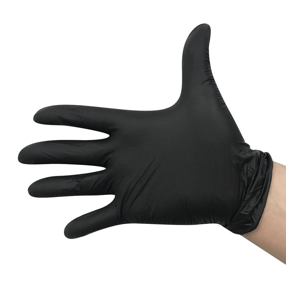 Intco-Intco Synguard® Black Nitrile Exam Gloves, BX/100-MedTech-3