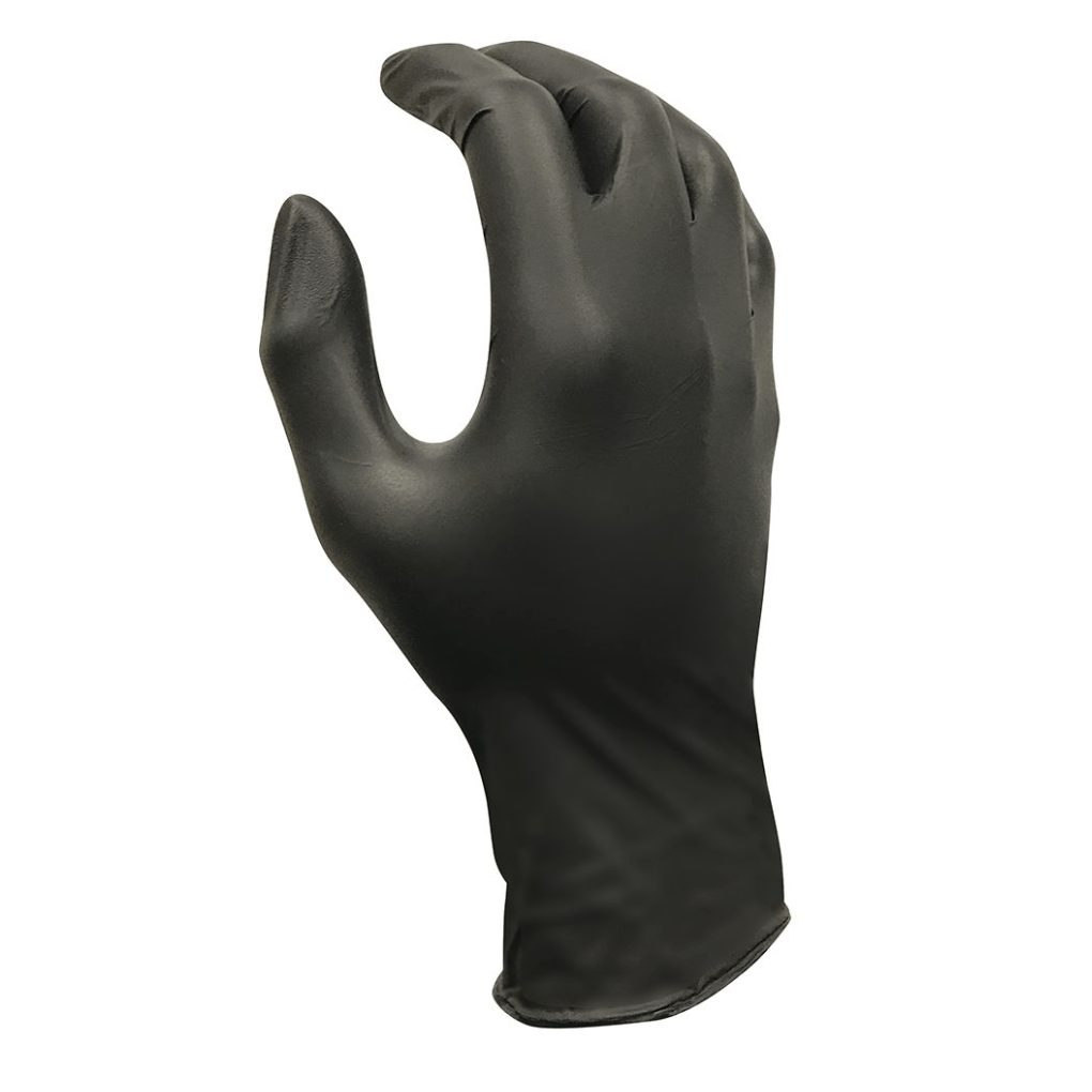 Intco-Intco Synguard® Black Nitrile Exam Gloves, BX/100-MedTech-2