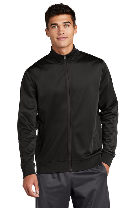 Sport-Tek- Sport-Tek ® Tricot Sleeve Stripe Track Jacket. JST94-Medtech- 1