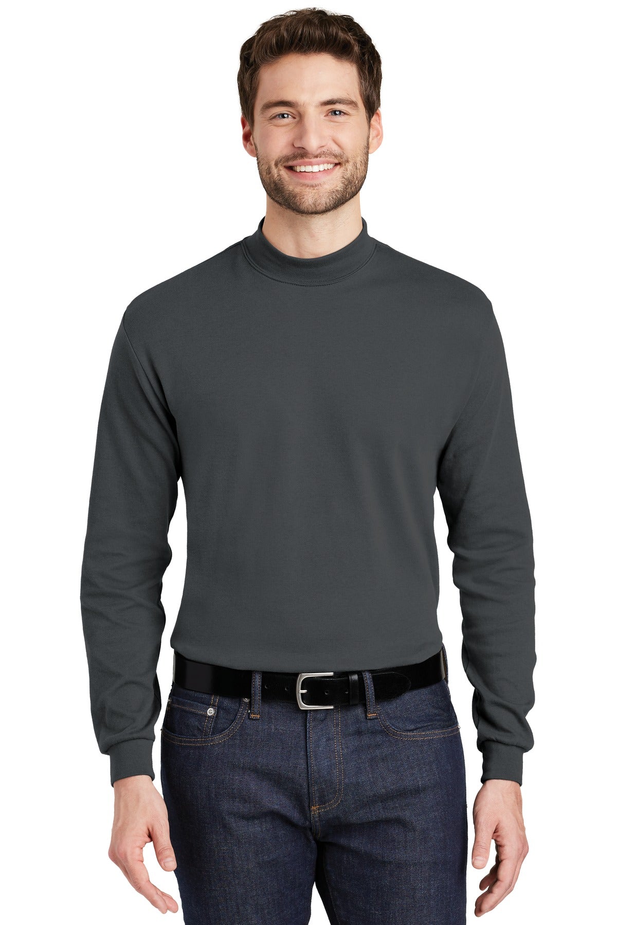 Port Authority- Port Authority® Interlock Knit Mock Turtleneck. K321-Medtech- 3
