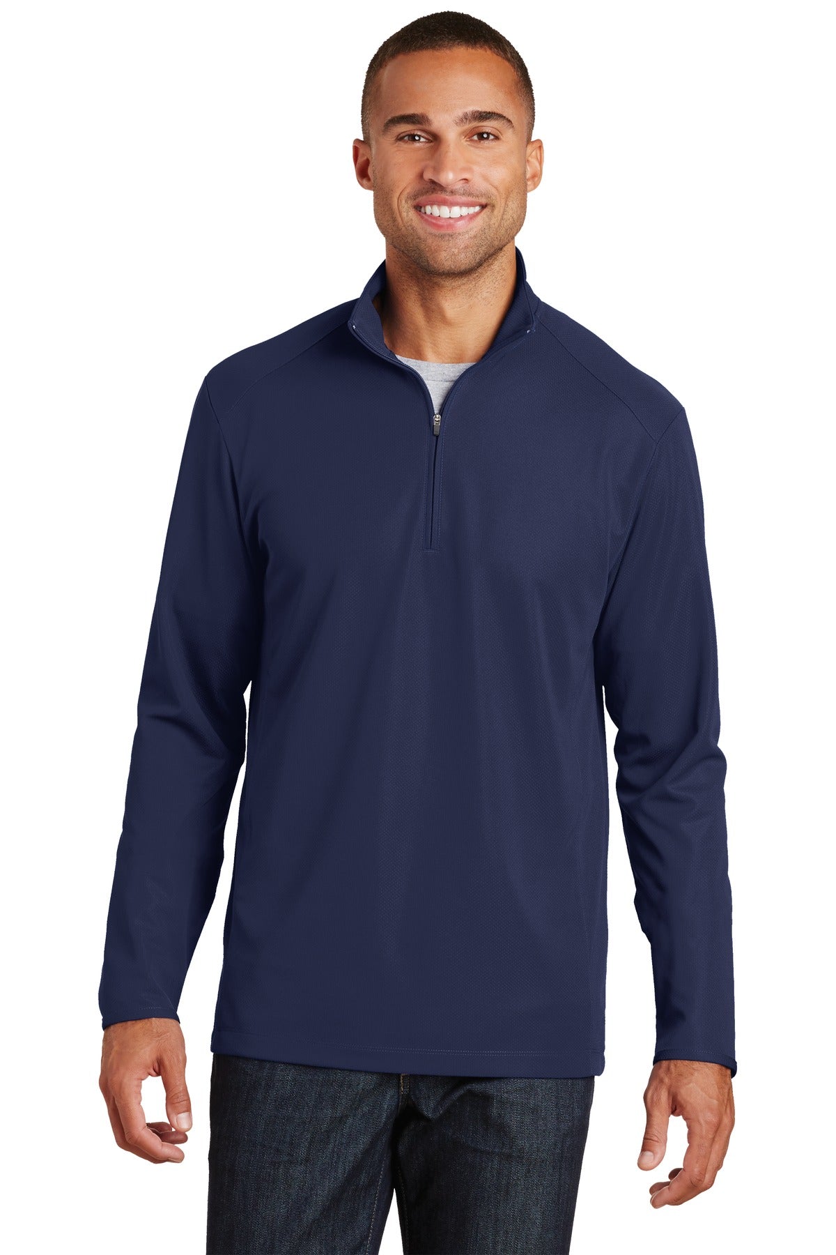 Port Authority- Port Authority® Pinpoint Mesh 1/2-Zip. K806-Medtech- 3