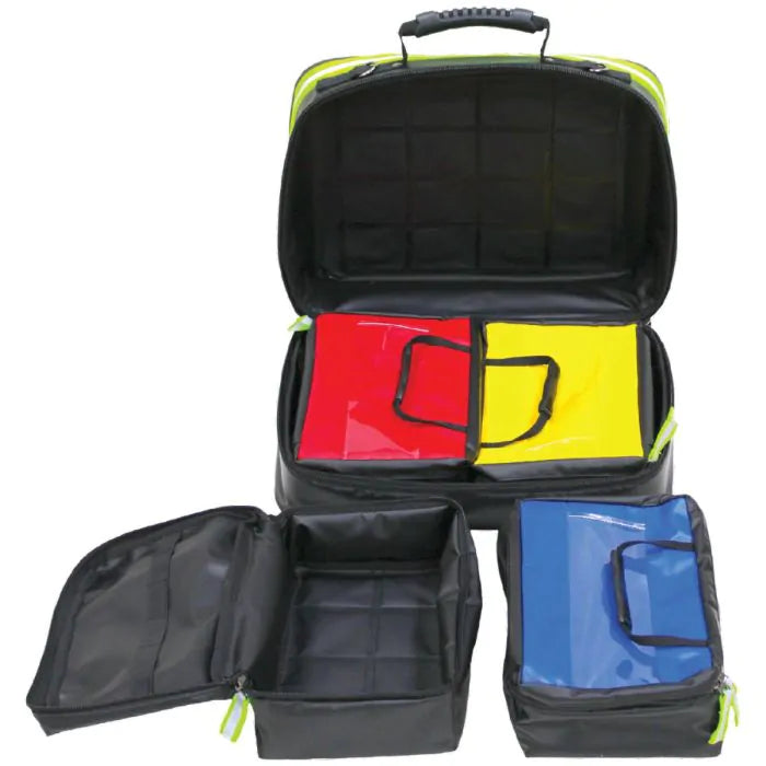 Kemp USA-Kemp USA Fluid-Resistant Tarpaulin Large Responder Bag with Medication Pouches-MedTech-3