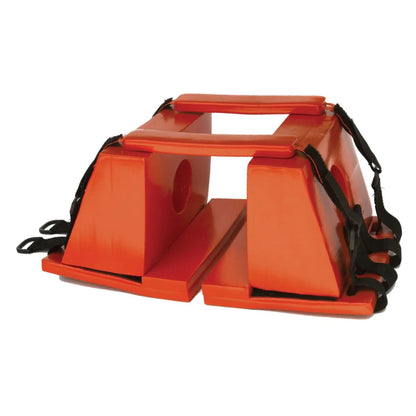 Kemp USA-Kemp USA Scoop Stretcher Head Immobilizer, Orange-MedTech-3