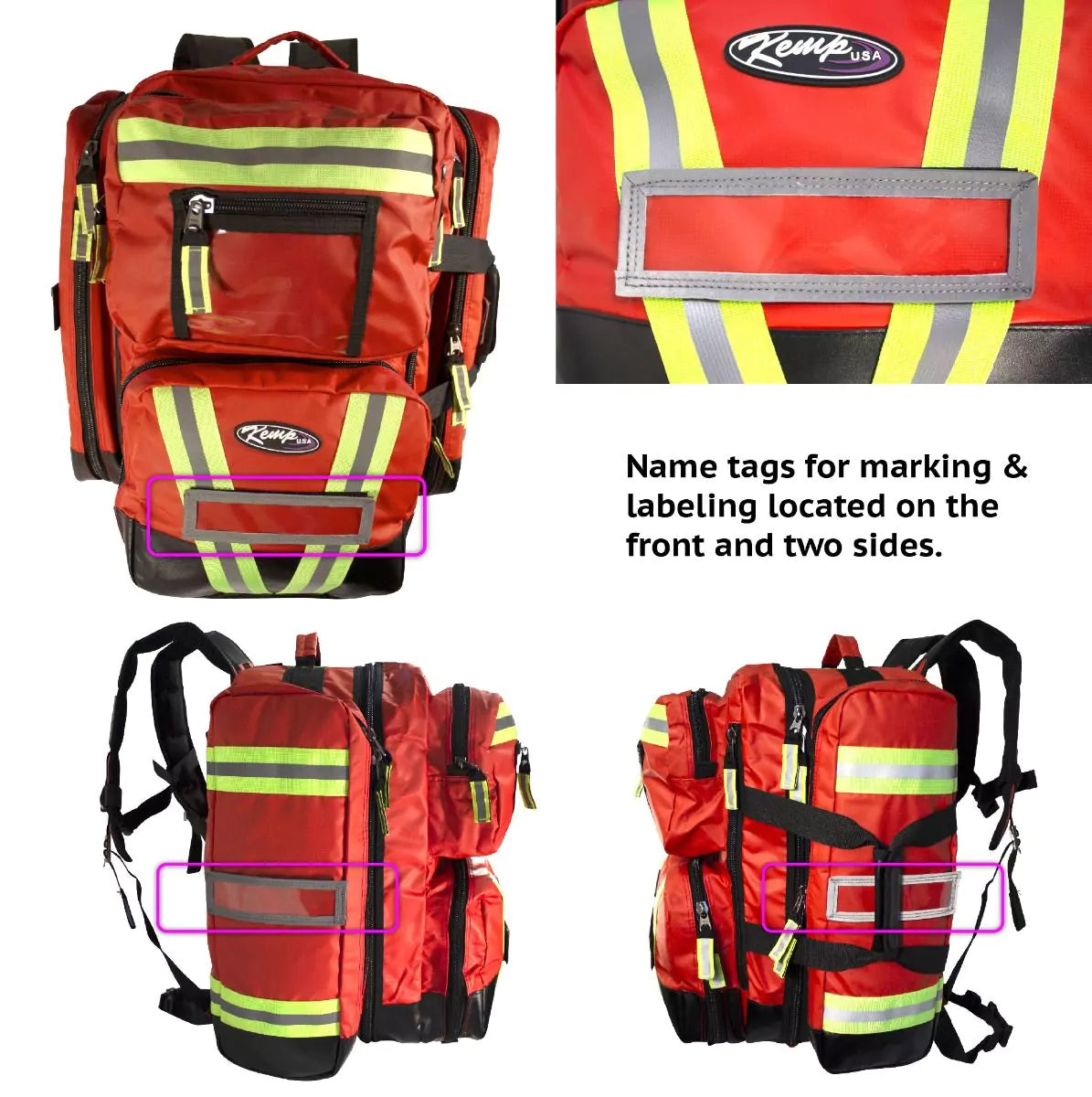 Kemp USA-Kemp USA Tarpaulin Fluid-Resistant Ultimate EMS Backpack-MedTech-19