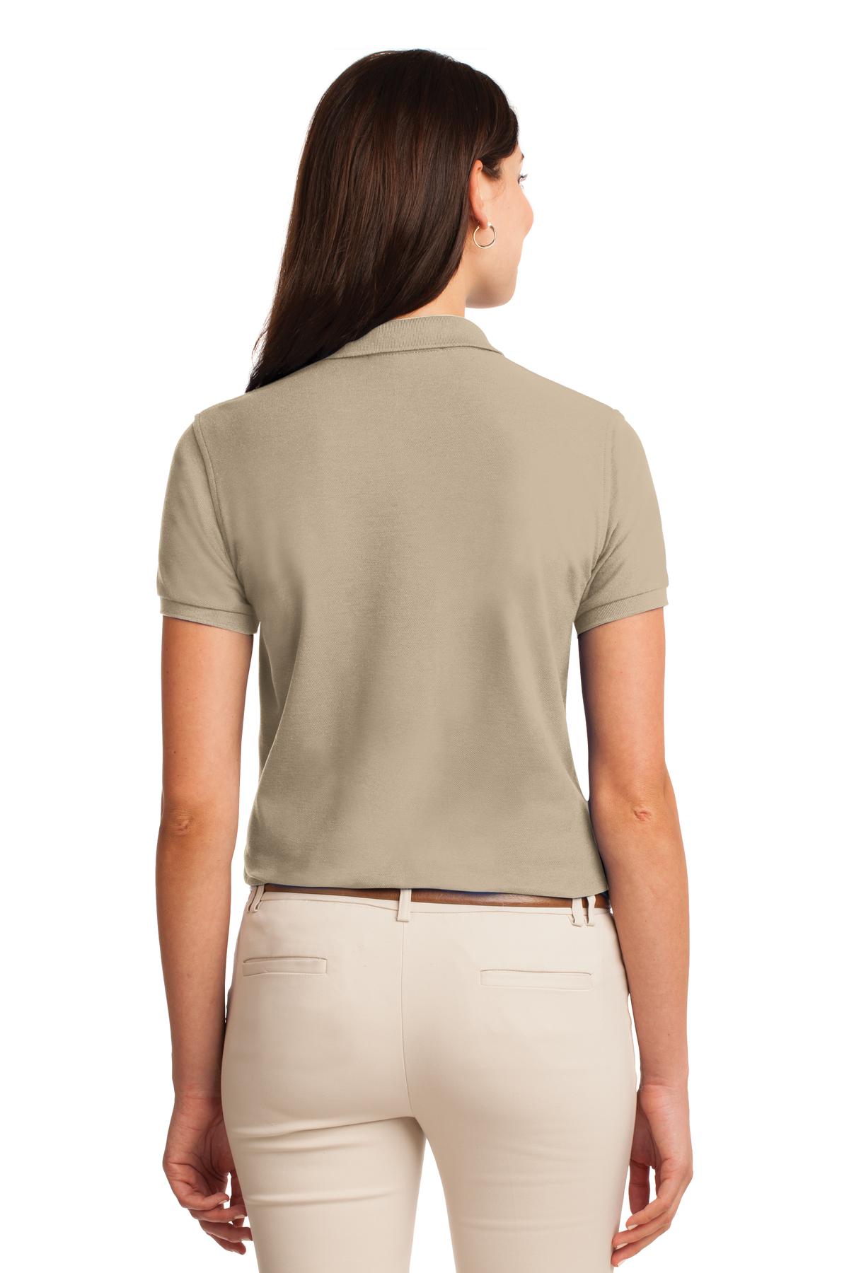 Port Authority Women's Silk Touch Polo.  L500
