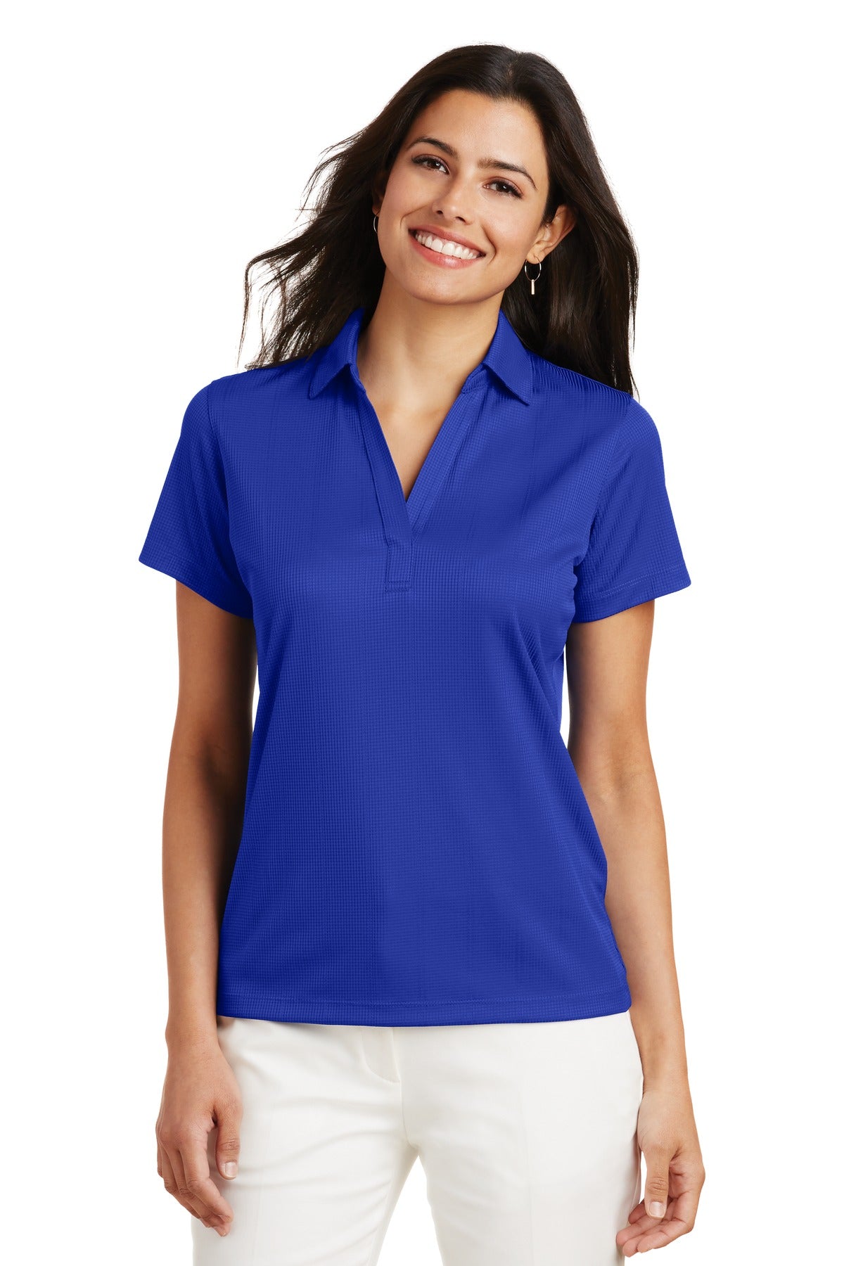 Port Authority- Port Authority® Women's Performance Fine Jacquard Polo. L528-Medtech- 5