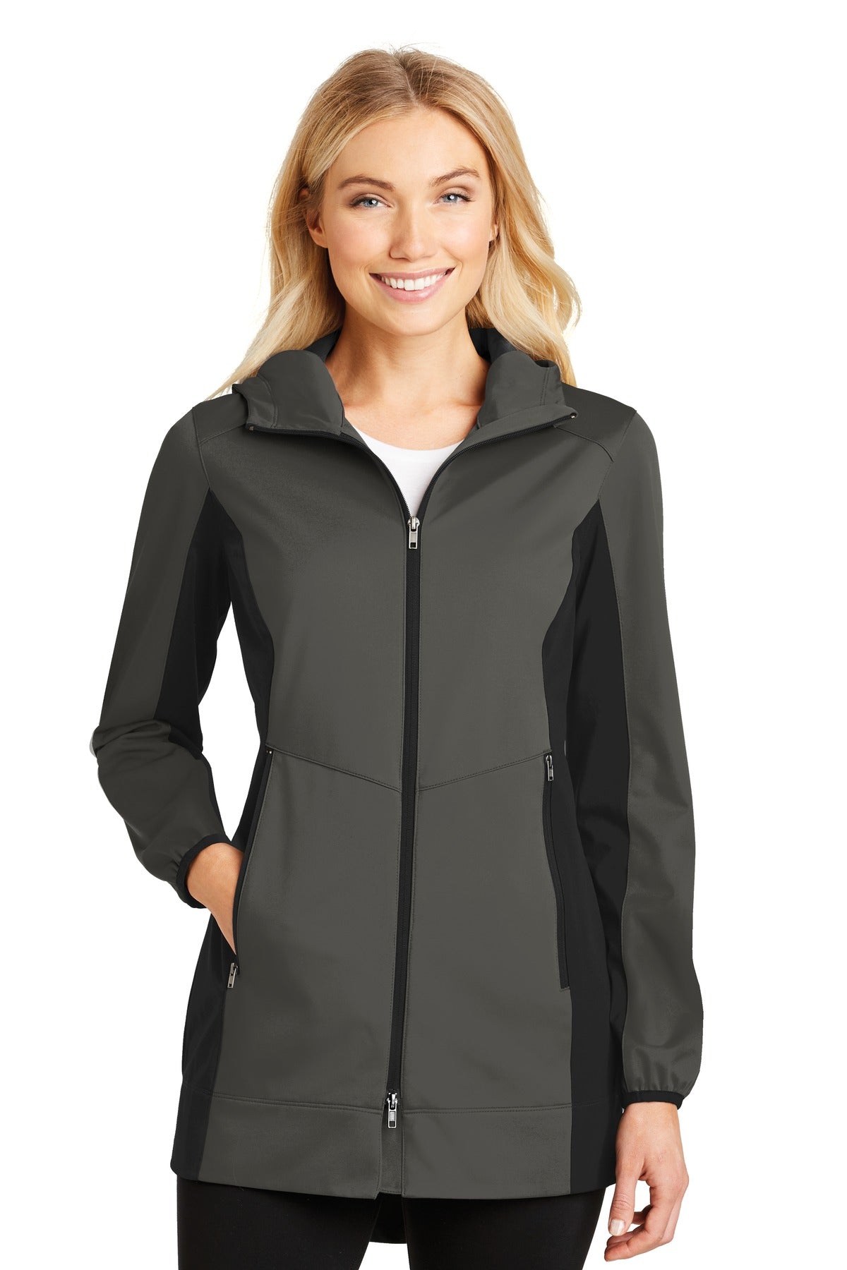 Port Authority- Port Authority® Women's Active Hooded Soft Shell Jacket. L719-Medtech- 3