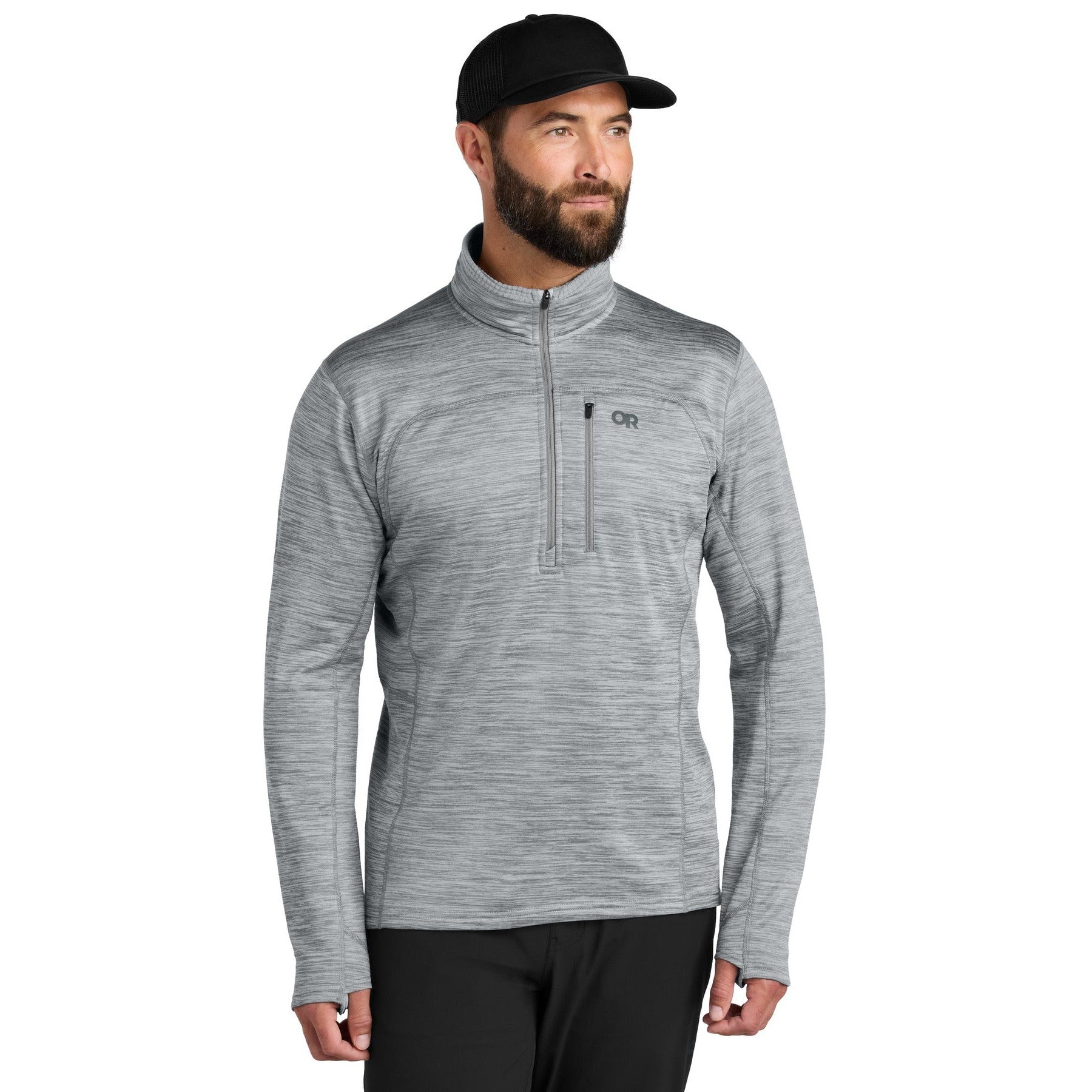 Outdoor Research-LIMITED EDITION Outdoor Research® Tech Grid 1/4-Zip Fleece OR322267-MedTech-3