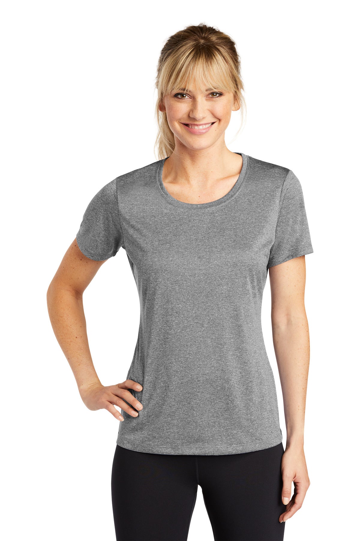 Sport-Tek- Sport-Tek® Women's Heather Contender™ Scoop Neck Tee. LST360-Medtech- 8