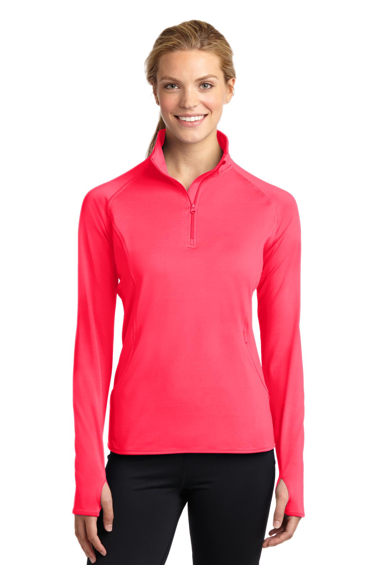 Sport-Tek- Sport-Tek® Women's Sport-Wick® Stretch 1/4-Zip Pullover. LST850-Medtech- 7