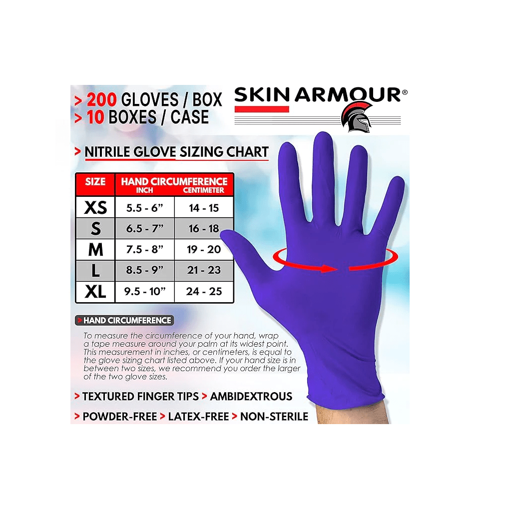  Leonard Lang USA-Leonard Lang SKIN ARMOUR® Nitrile Exam Gloves, 200/BX-MedTech-5