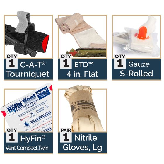 North American Rescue-M-FAK Mini First Aid Kit-MedTech-5