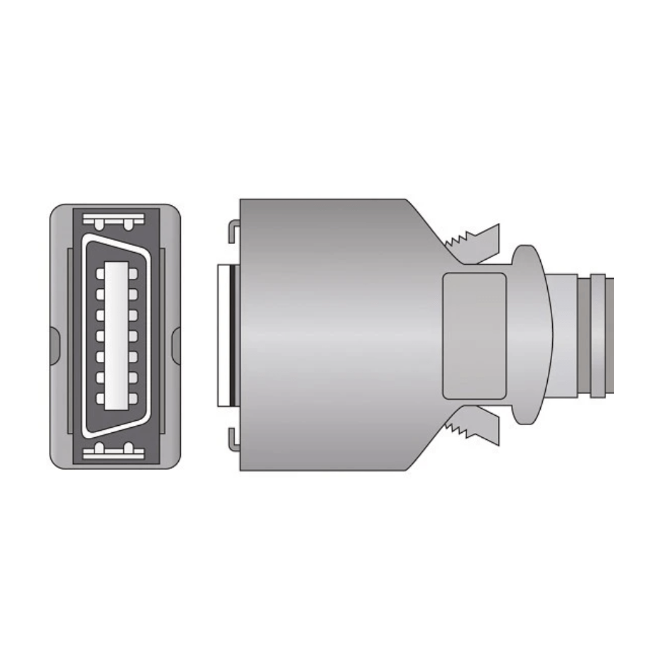Masimo-Masimo® Compatible LNC-10 SPO2 Patient Cable, 10ft-MedTech-2