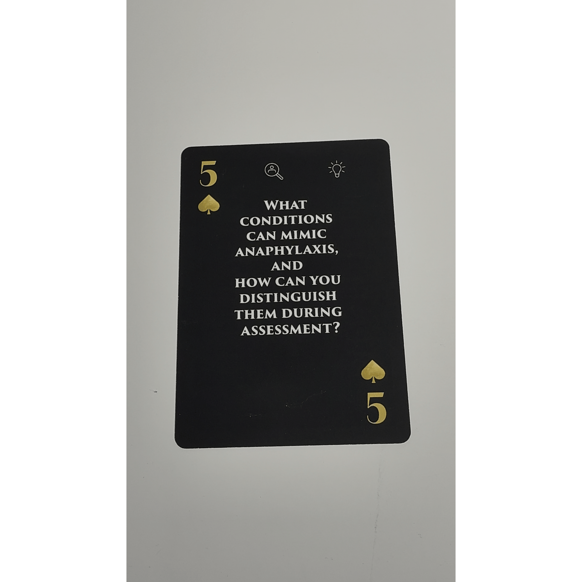 MedEdPrep- MedEdPrep Paramedic Study Playing Cards-Medtech- 3