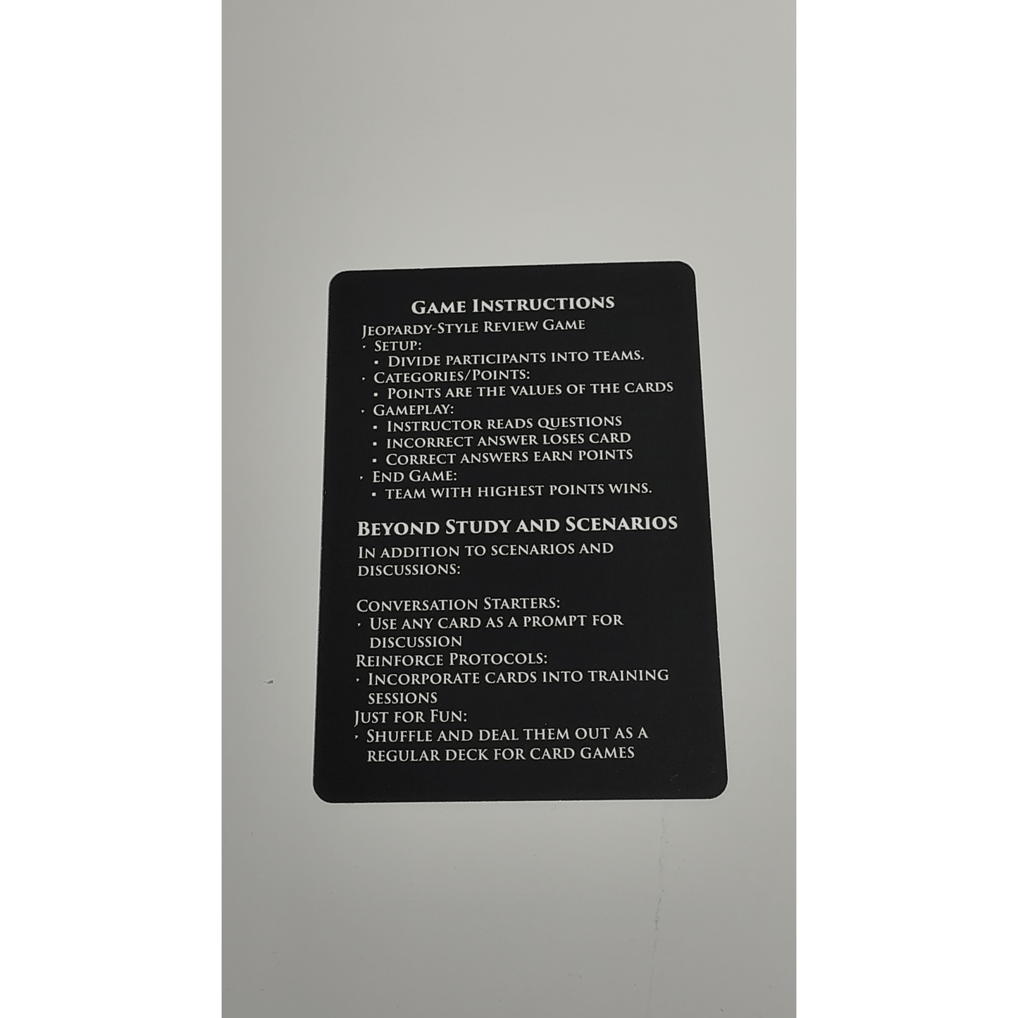MedEdPrep- MedEdPrep Paramedic Study Playing Cards-Medtech- 4