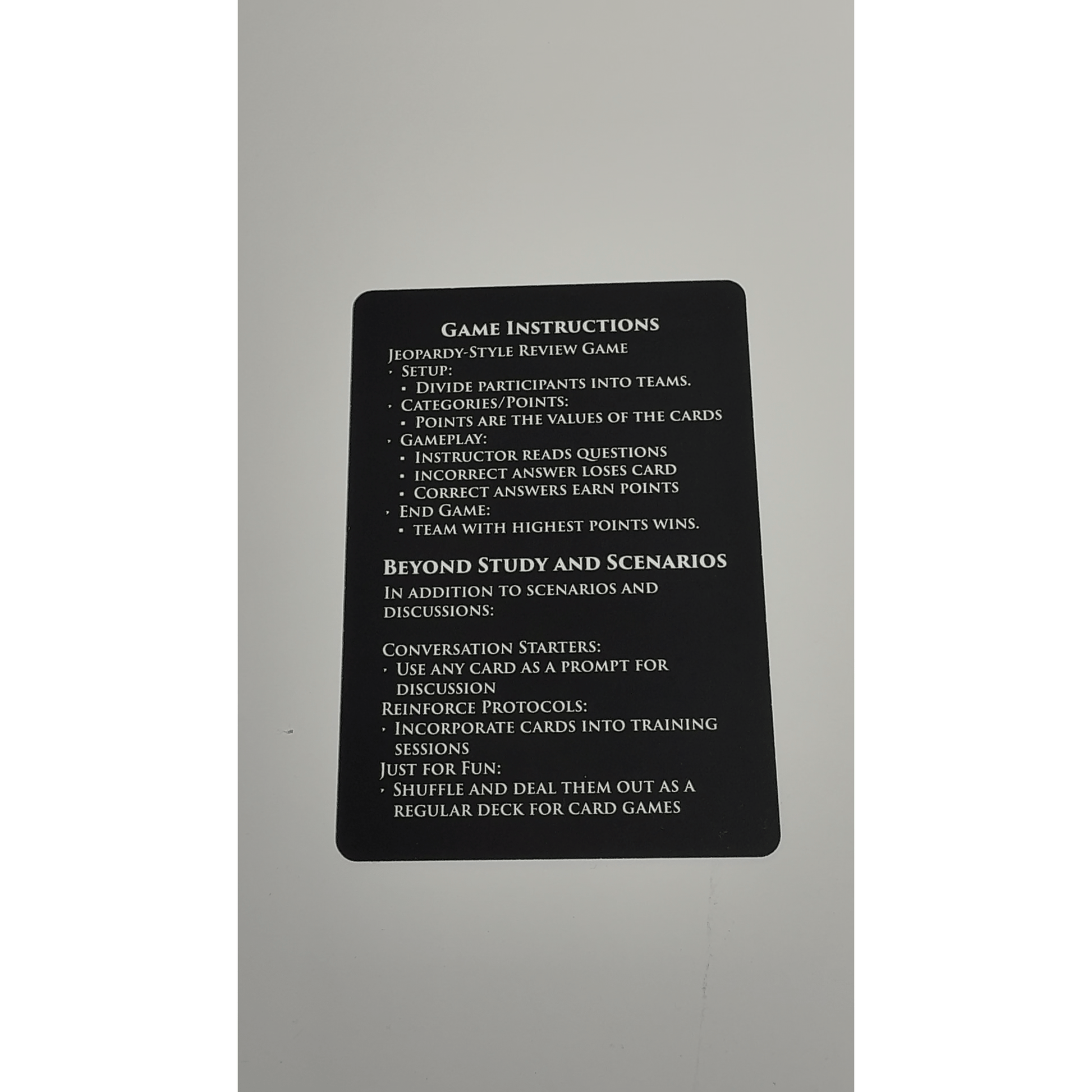 MedEdPrep- MedEdPrep Paramedic Study Playing Cards-Medtech- 4