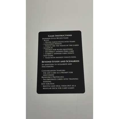 MedEdPrep- MedEdPrep Paramedic Study Playing Cards-Medtech- 4