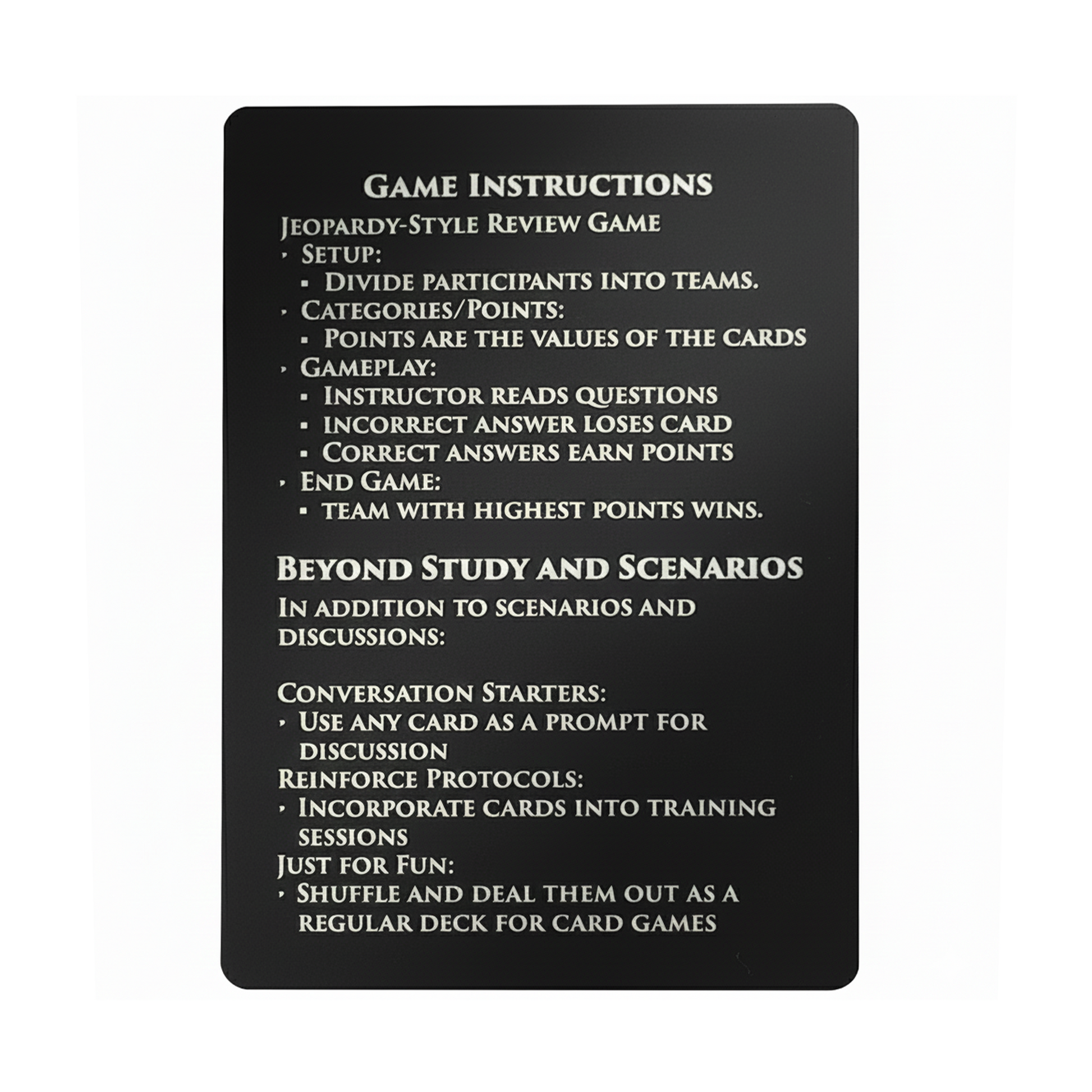 MedEdPrep- MedEdPrep Paramedic Study Playing Cards-Medtech- 2