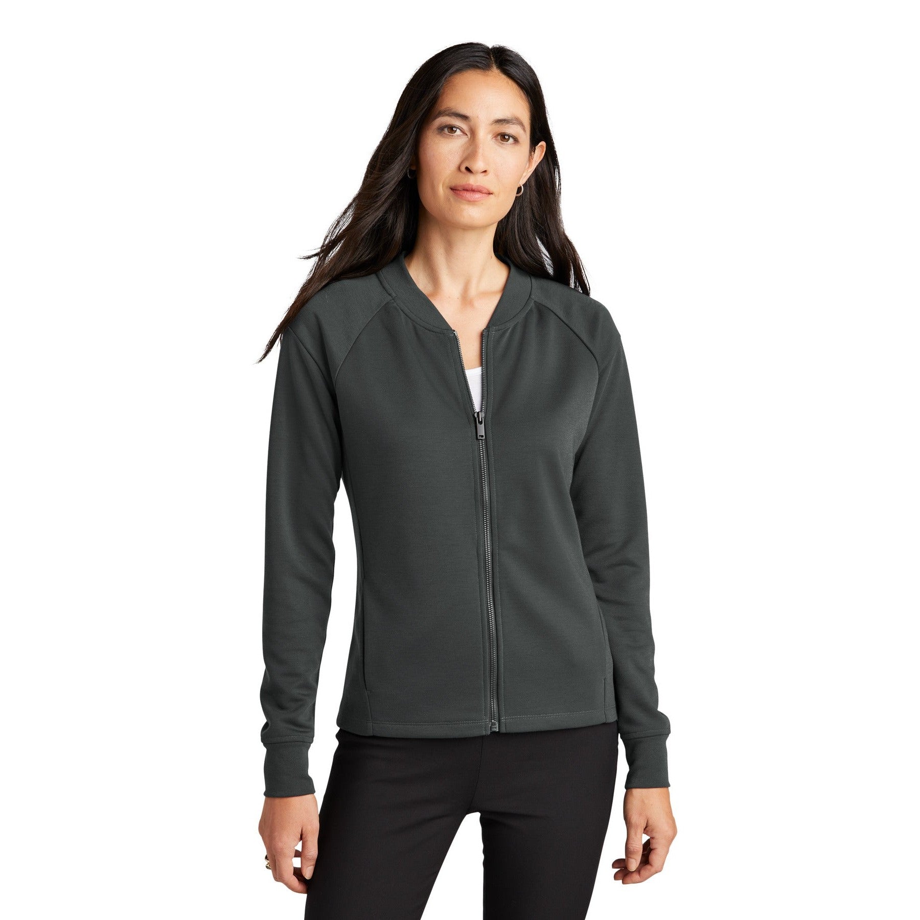 Mercer+Mettle-Mercer+Mettle® Women's Double-Knit Bomber MM3001-MedTech-1