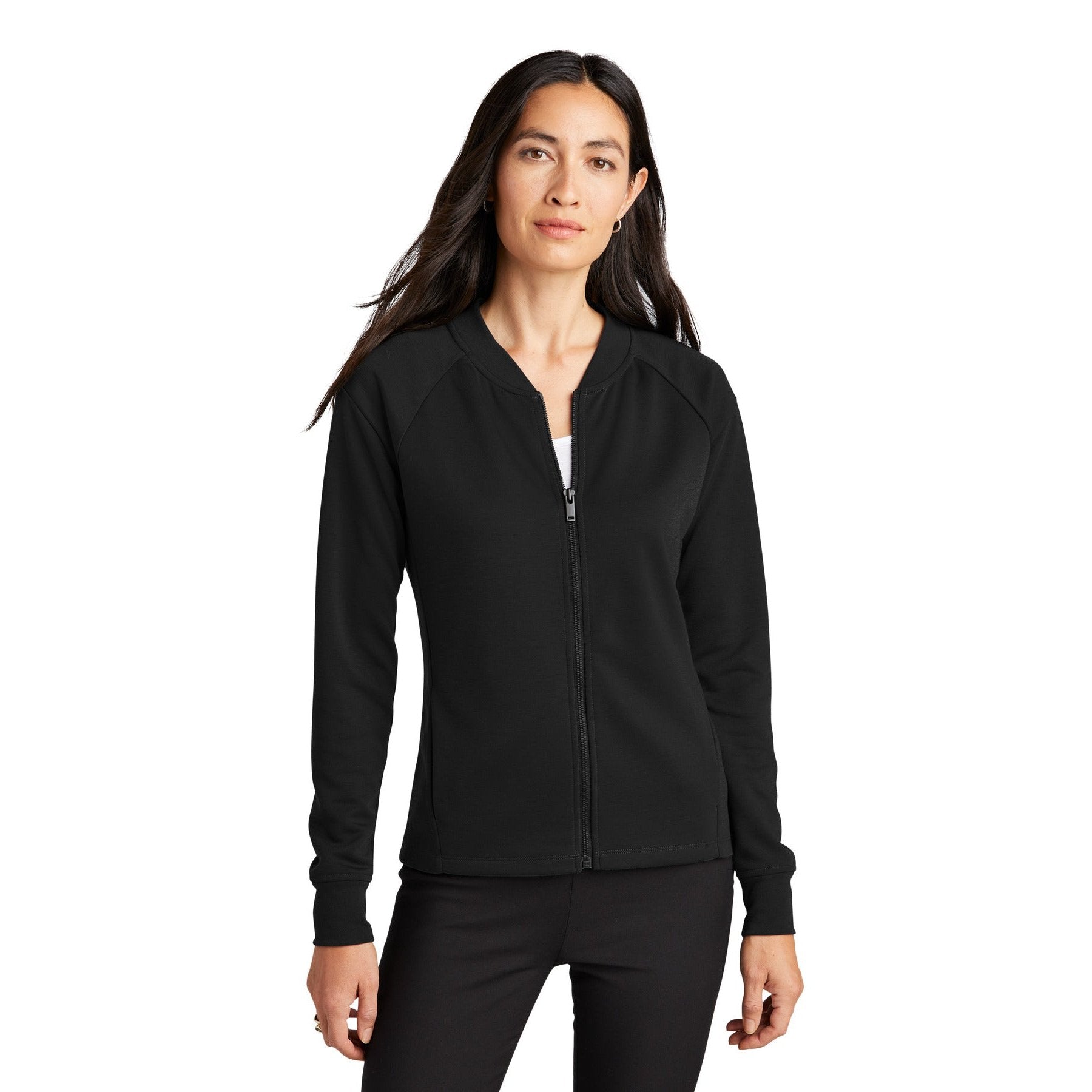 Mercer+Mettle-Mercer+Mettle® Women's Double-Knit Bomber MM3001-MedTech-2