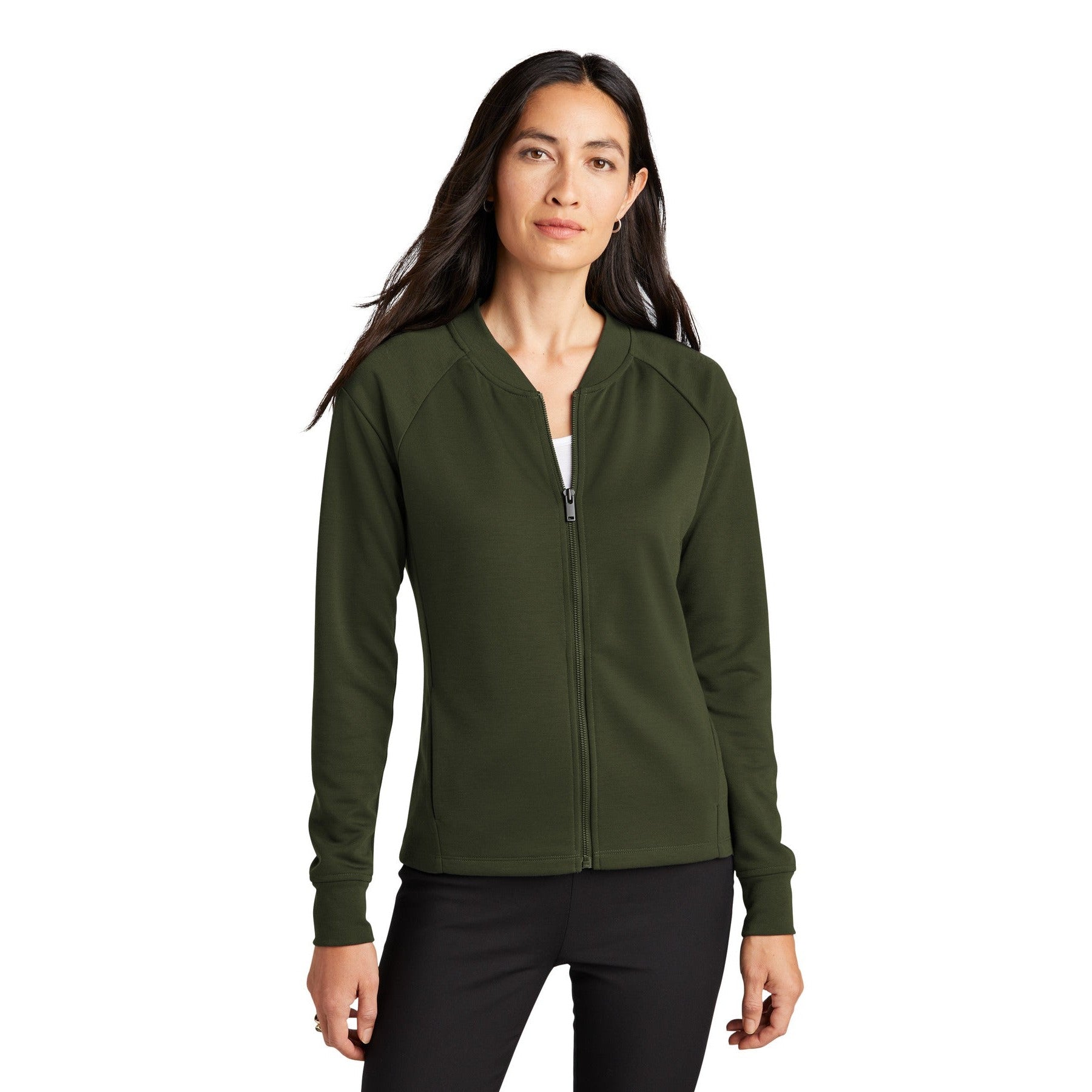 Mercer+Mettle-Mercer+Mettle® Women's Double-Knit Bomber MM3001-MedTech-4