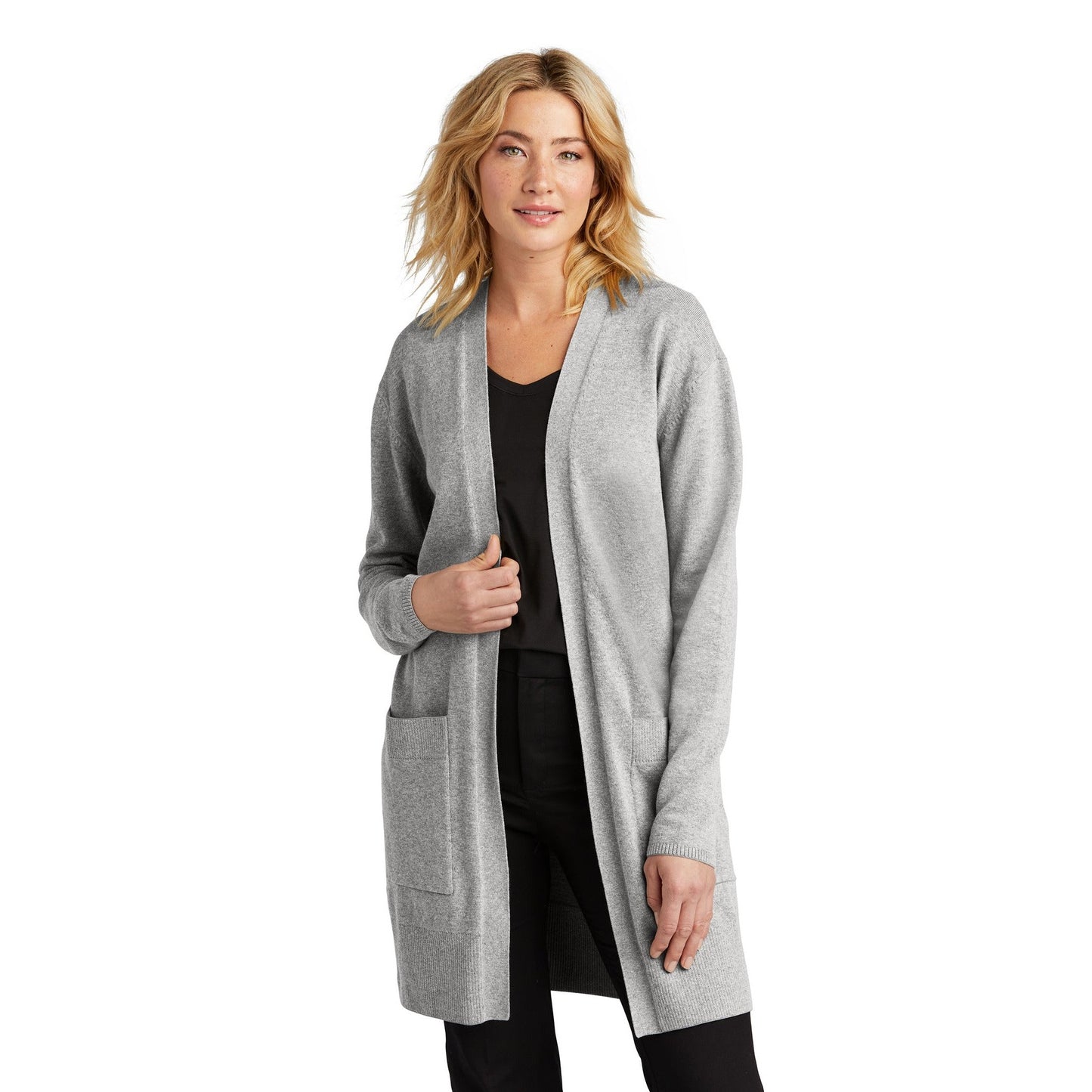 Mercer+Mettle-Mercer+Mettle® Women's Open-Front Cardigan Sweater MM3023-MedTech-3