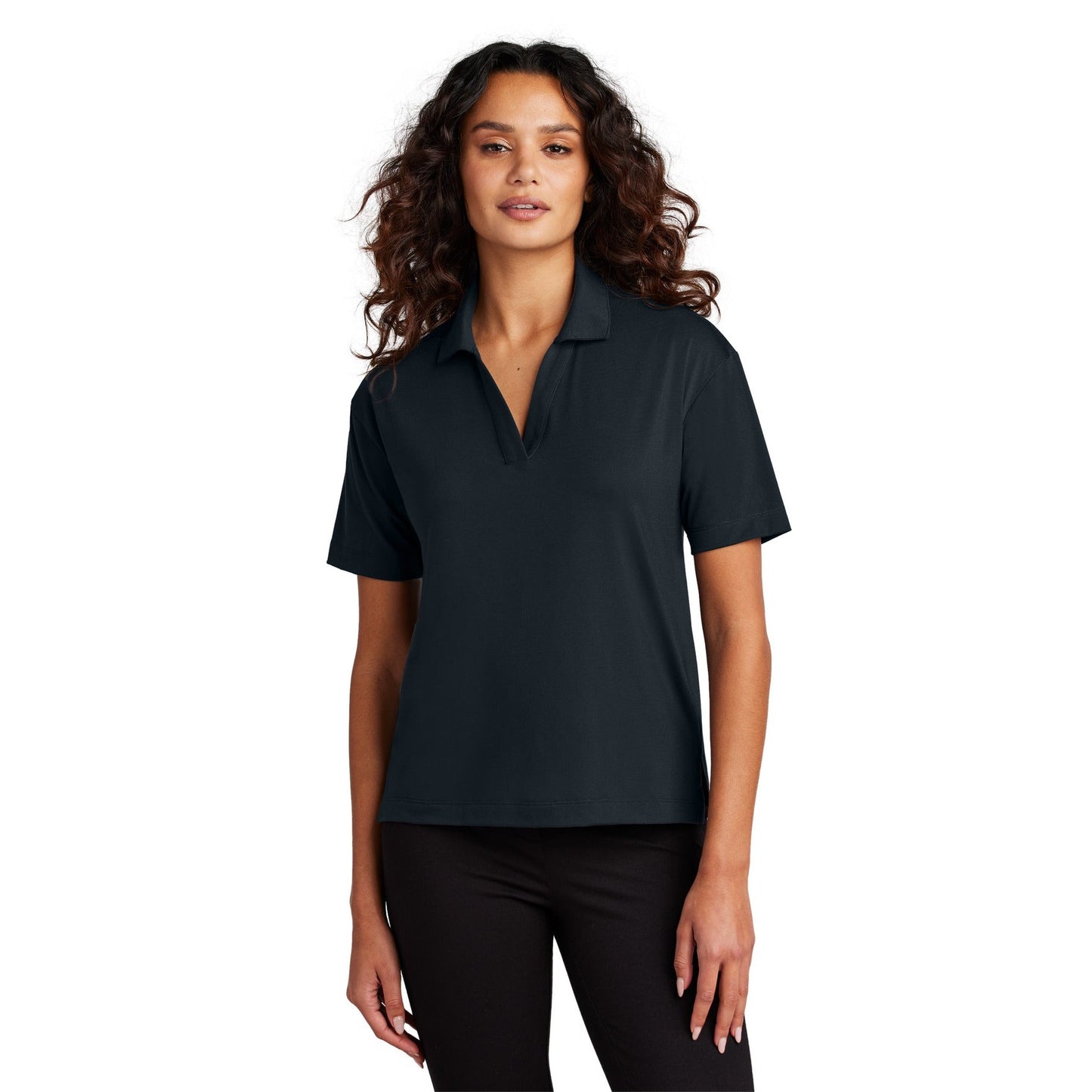 Mercer+Mettle-Mercer+Mettle® Women's Stretch Jersey Polo MM1015-MedTech-4