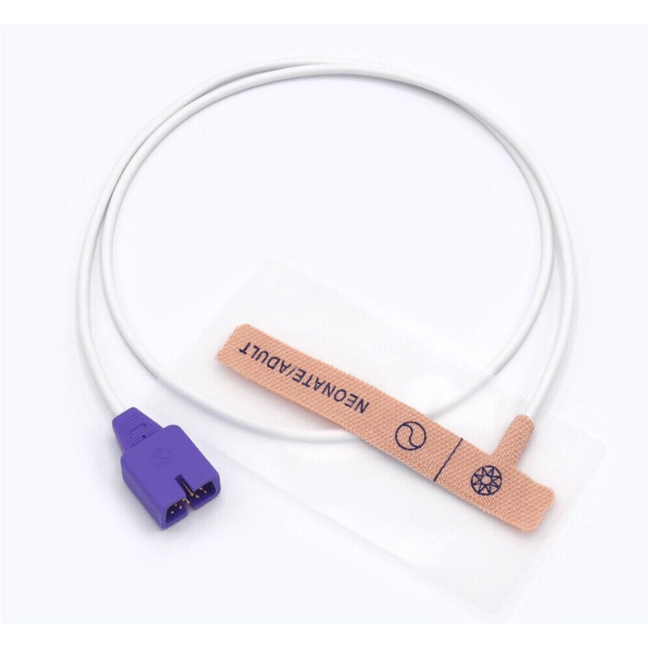 Caretech-Nellcor™ Compatible Neonatal to Adult Disposable SpO2 Sensor, 3ft.-MedTech-2