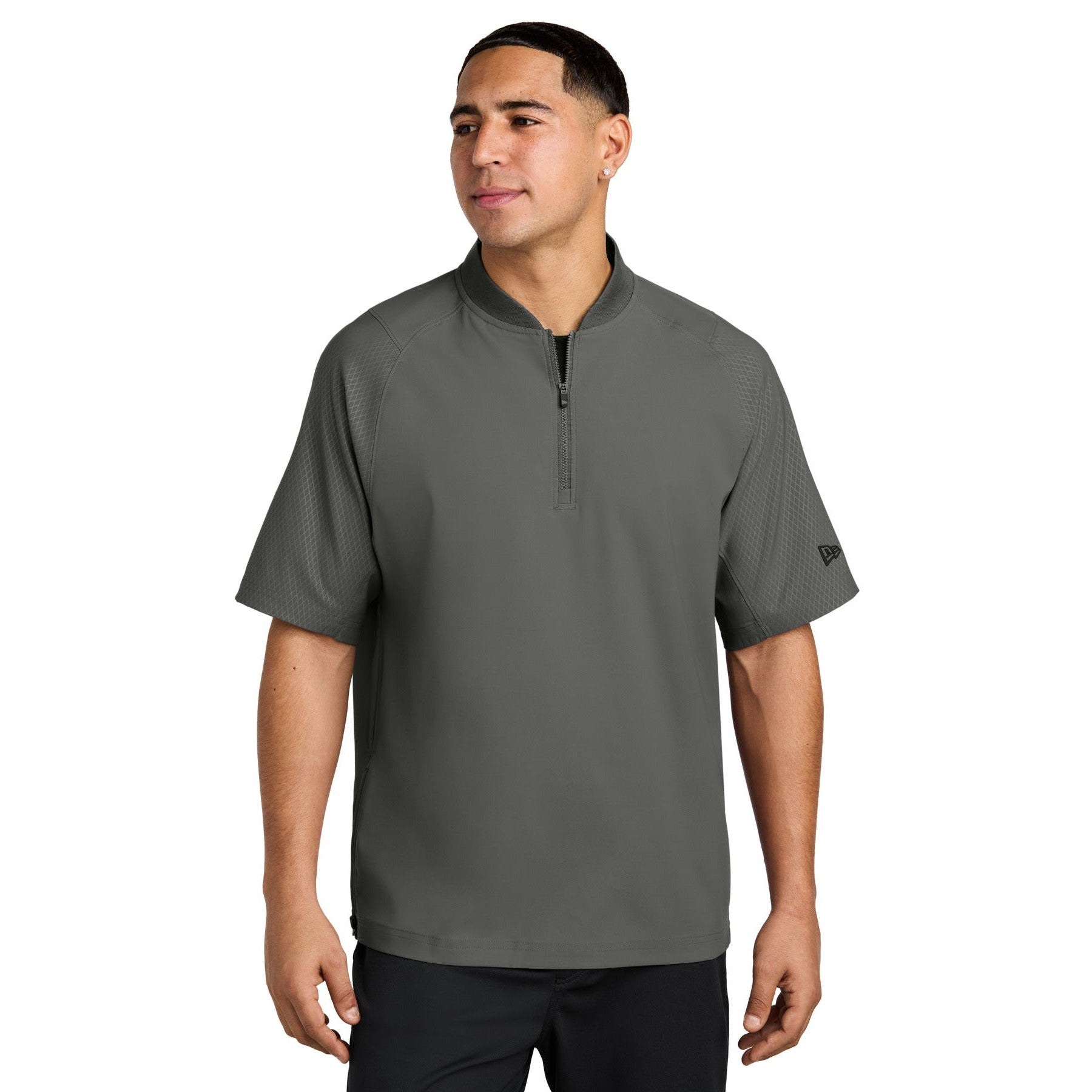 New Era-New Era ® Cage Short Sleeve 1/4-Zip Jacket. NEA600-MedTech-2
