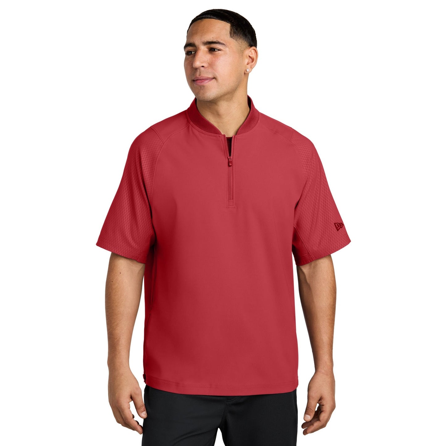 New Era-New Era ® Cage Short Sleeve 1/4-Zip Jacket. NEA600-MedTech-4