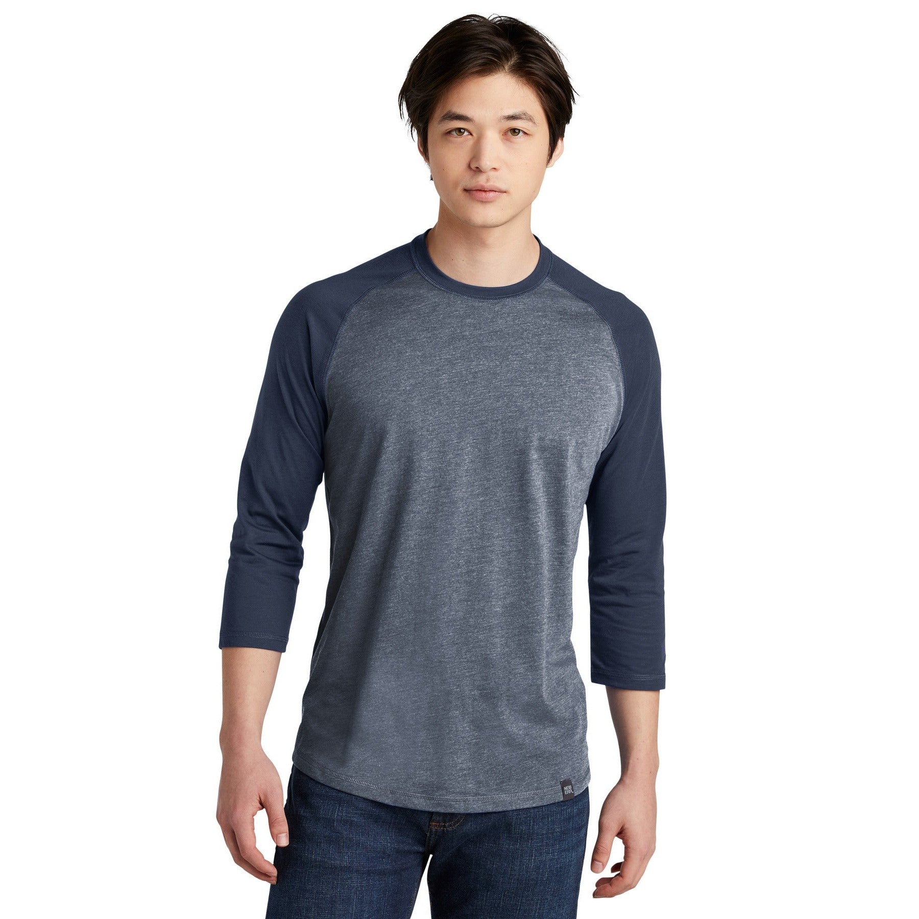 New Era-New Era ® Heritage Blend 3/4-Sleeve Baseball Raglan Tee. NEA104-MedTech-6