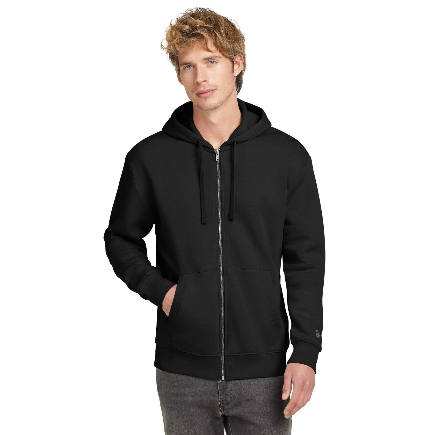 New Era-New Era® Heritage Fleece Full-Zip Hoodie NEA526-MedTech-1