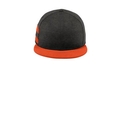 New Era-New Era ® Shadow Heather Striped Flat Bill Snapback Cap NE408-MedTech-1