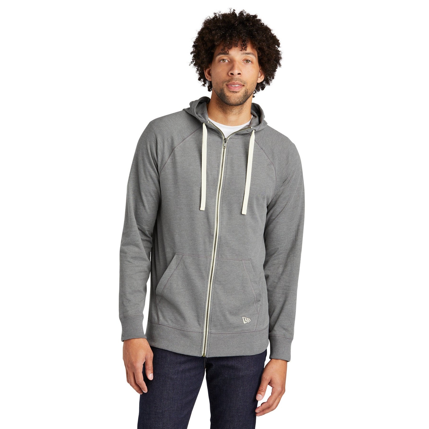 New Era-New Era ® Sueded Cotton Blend Full-Zip Hoodie. NEA122-MedTech-3