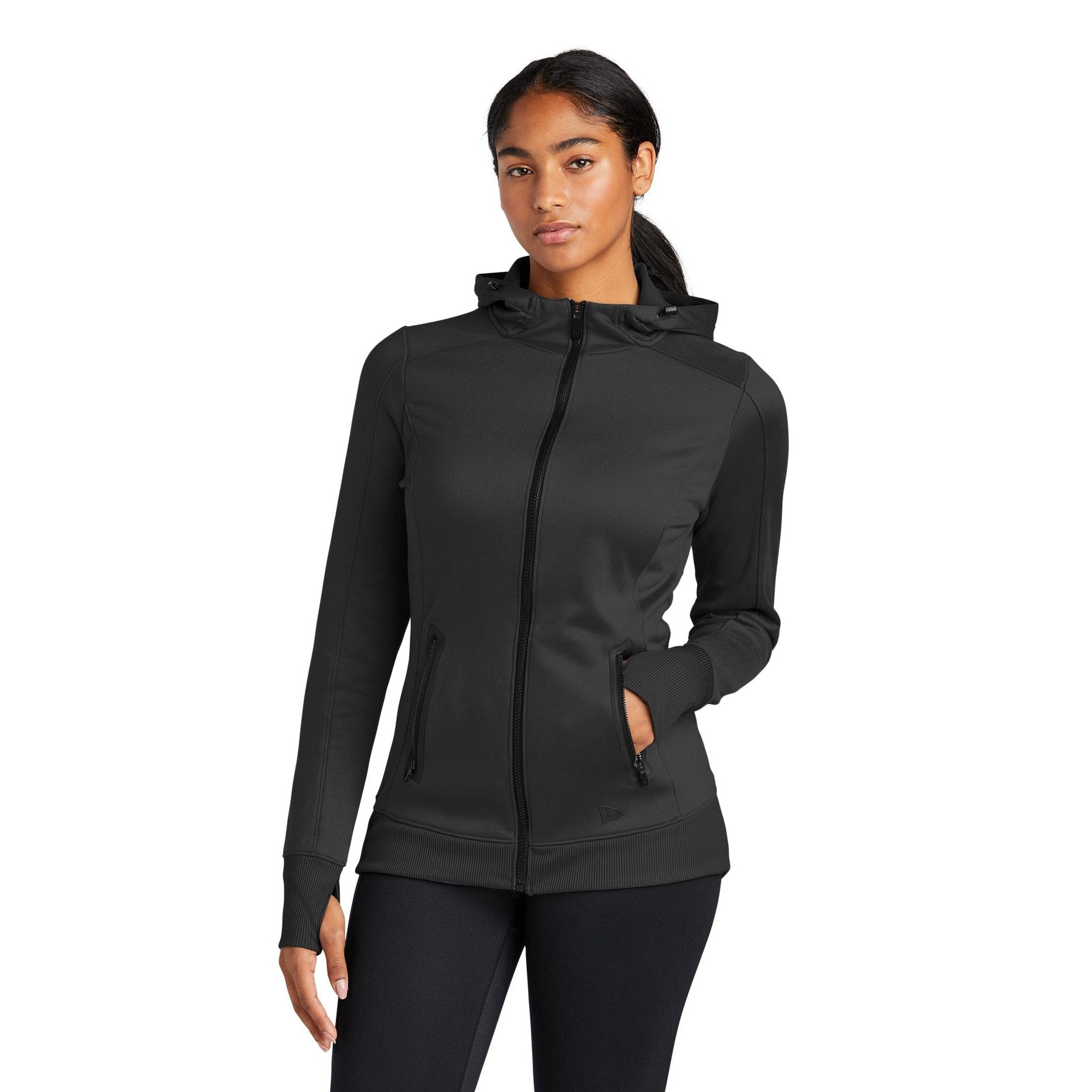 New Era-New Era ® Women's Venue Fleece Full-Zip Hoodie. LNEA522-MedTech-1