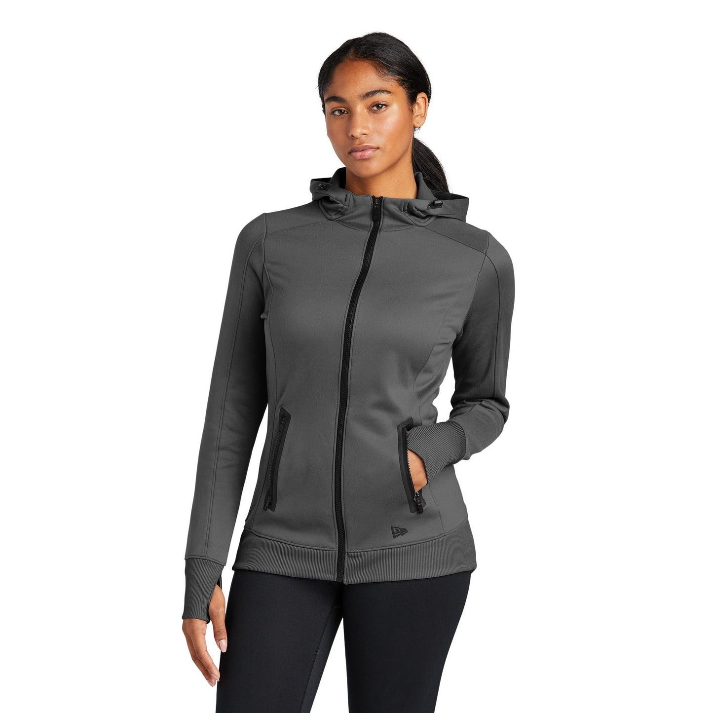 New Era-New Era ® Women's Venue Fleece Full-Zip Hoodie. LNEA522-MedTech-2