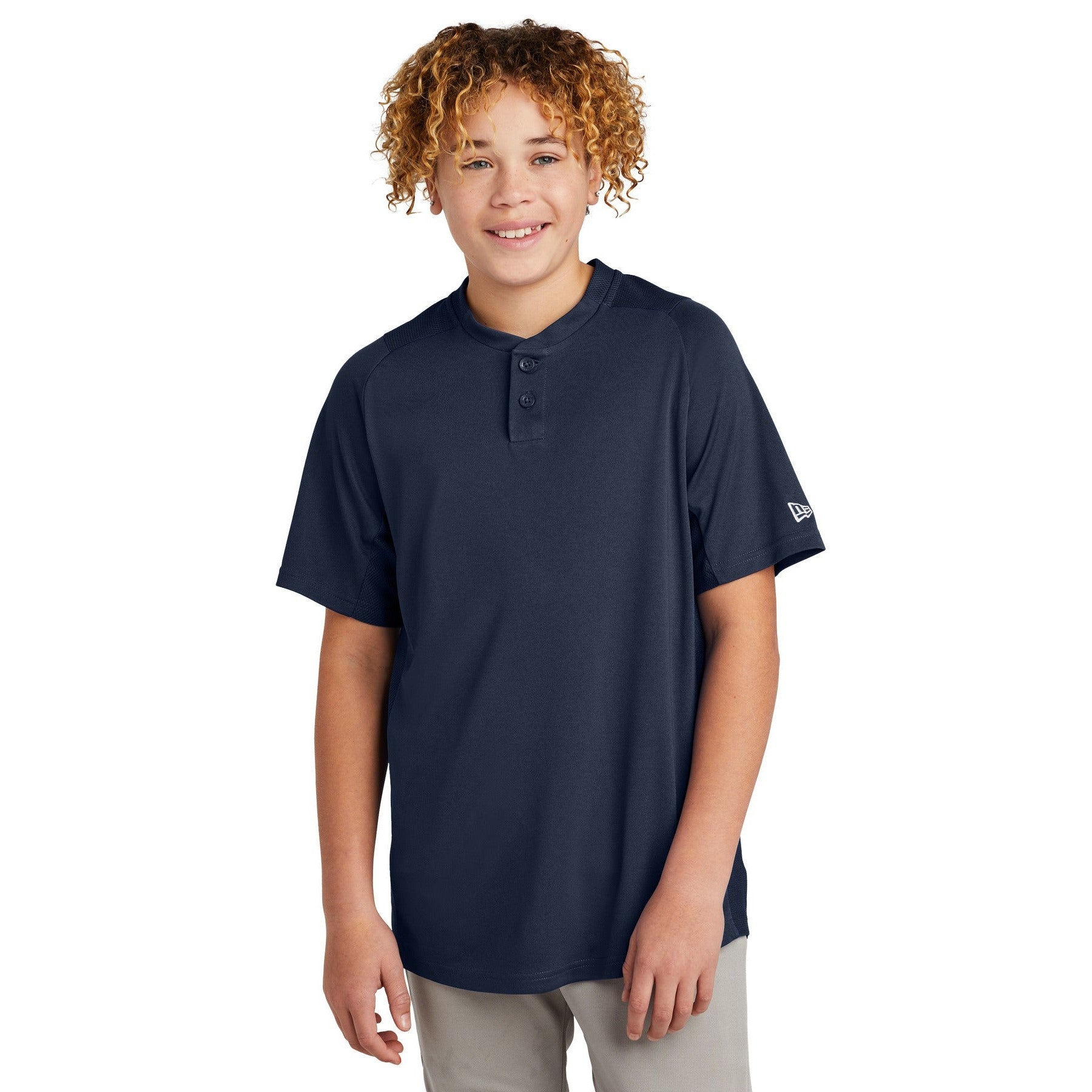 New Era-New Era ® Youth Diamond Era 2-Button Jersey. YNEA221-MedTech-5