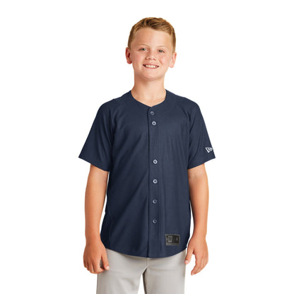 New Era-New Era ® Youth Diamond Era Full-Button Jersey. YNEA220-MedTech-7