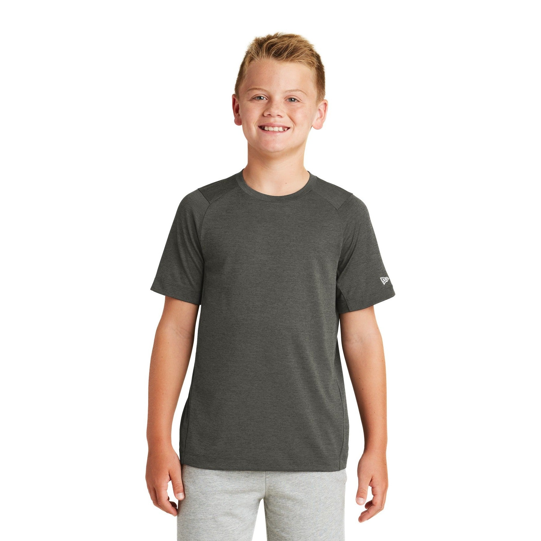 New Era-New Era ® Youth Series Performance Crew Tee. YNEA200-MedTech-1