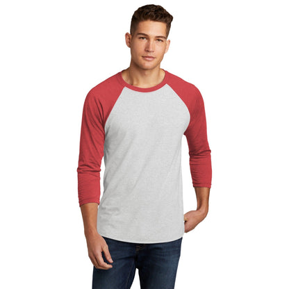 Next Level Apparel-Next Level Apparel® Unisex Tri-Blend 3/4-Sleeve Raglan Tee. NL6051-MedTech-8