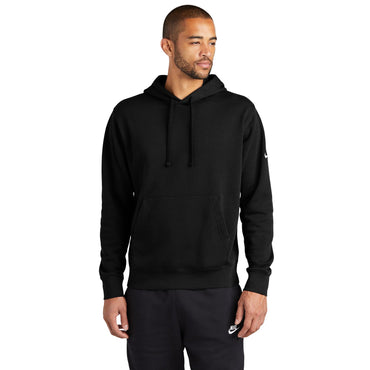 Nike-Nike Club Fleece Sleeve Swoosh Pullover Hoodie NKDR1499-MedTech-2