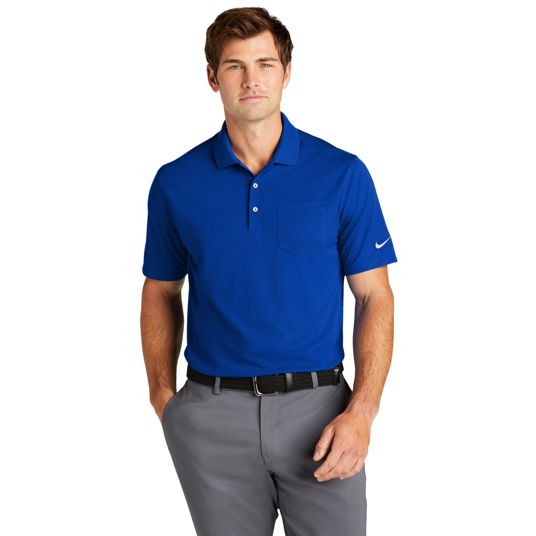 Nike-Nike Dri-FIT Micro Pique 2.0 Pocket Polo NKDC2103-MedTech-3