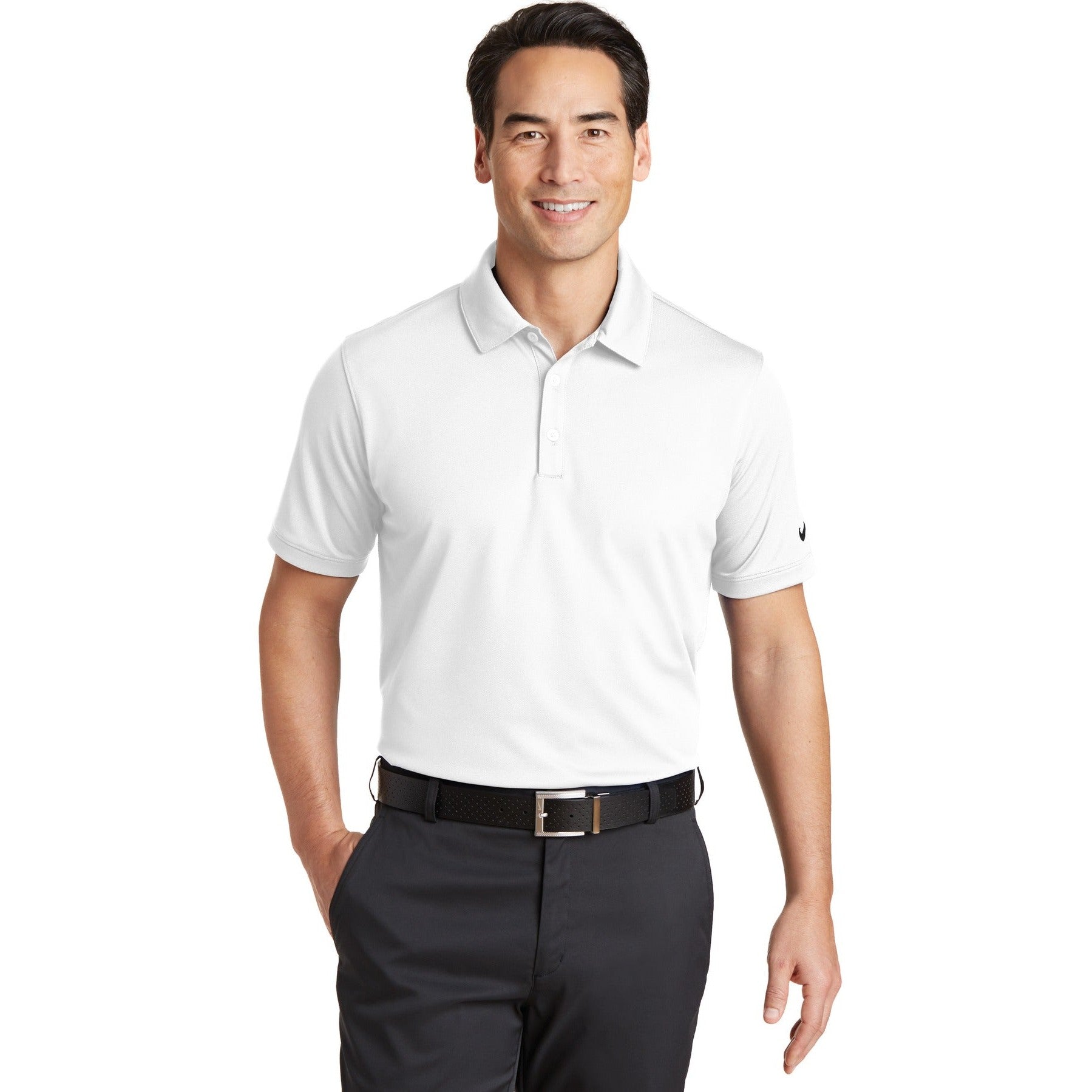 Nike-Nike Dri-FIT Solid Icon Pique Modern Fit Polo. 746099-MedTech-6