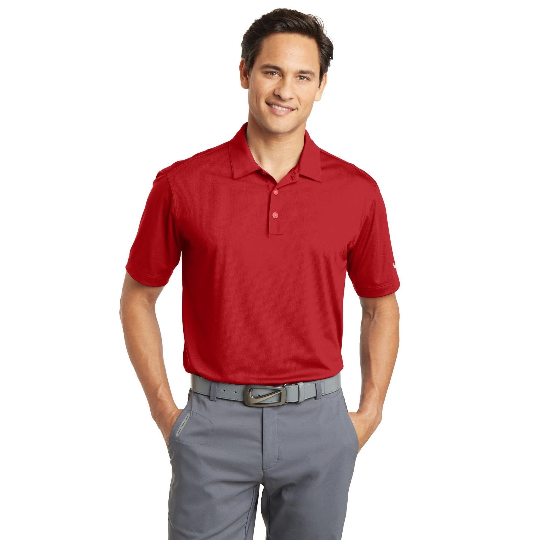 Nike-Nike Dri-FIT Vertical Mesh Polo. 637167-MedTech-11