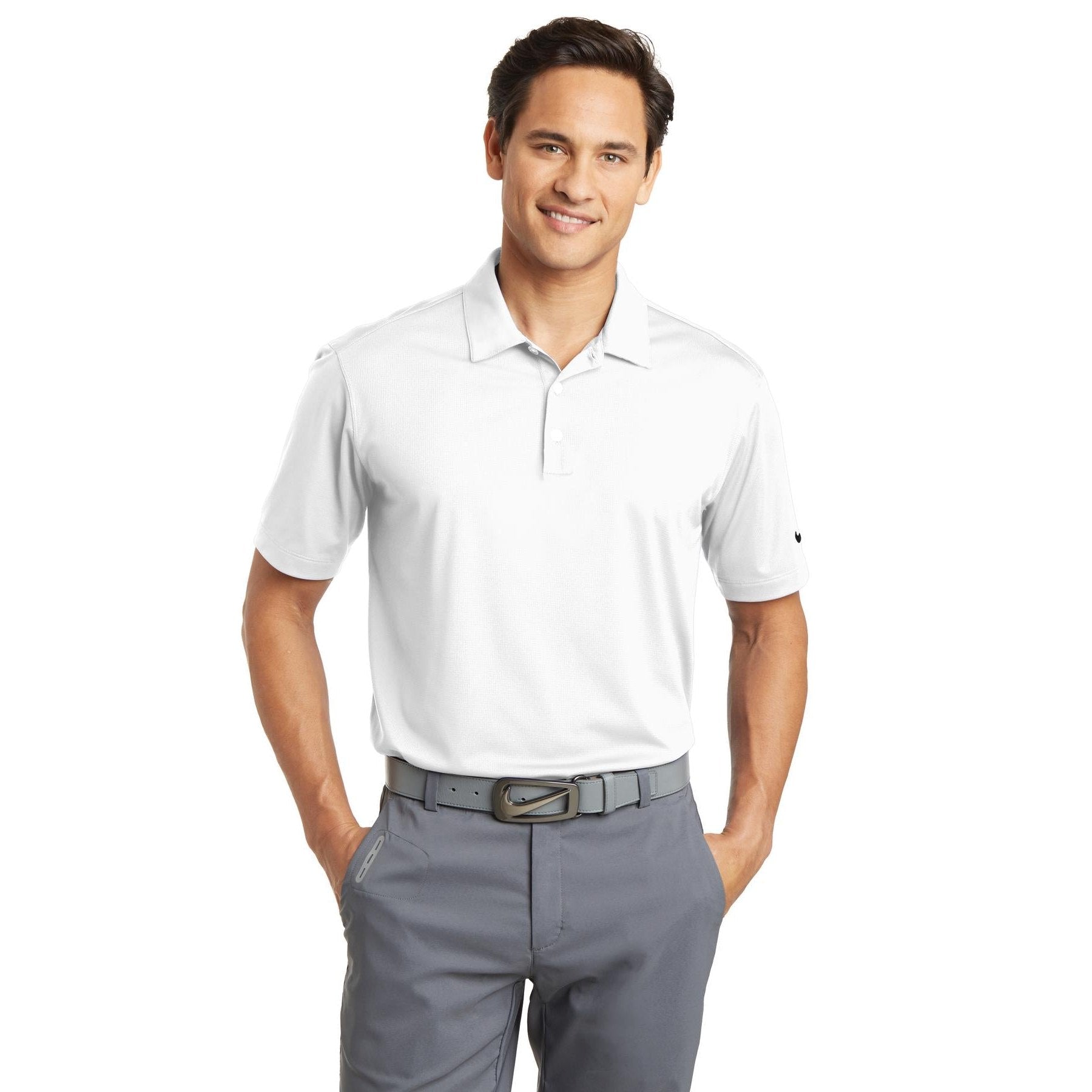 Nike-Nike Dri-FIT Vertical Mesh Polo. 637167-MedTech-13