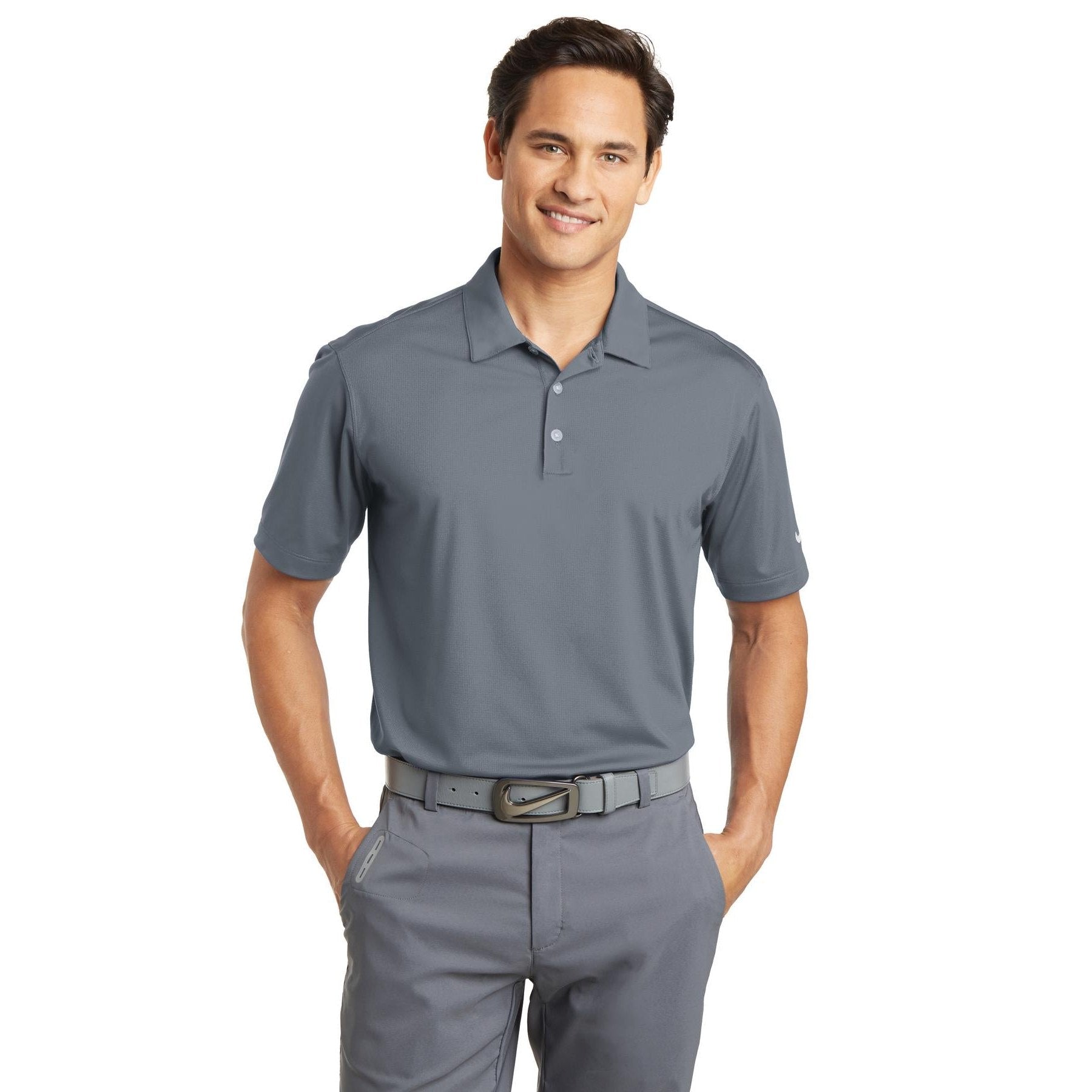 Nike-Nike Dri-FIT Vertical Mesh Polo. 637167-MedTech-6