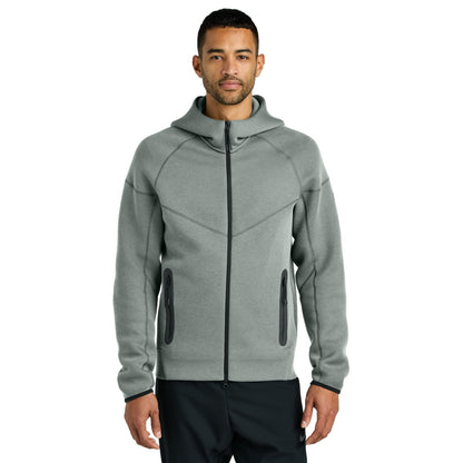 Nike-Nike Tech Fleece Full-Zip Hoodie NKFQ4762-MedTech-3